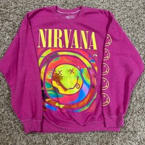 Urban outfitters nirvana oversized sweatshirt size S/M!